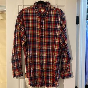 Brooks Brothers Red Cotton Button Down